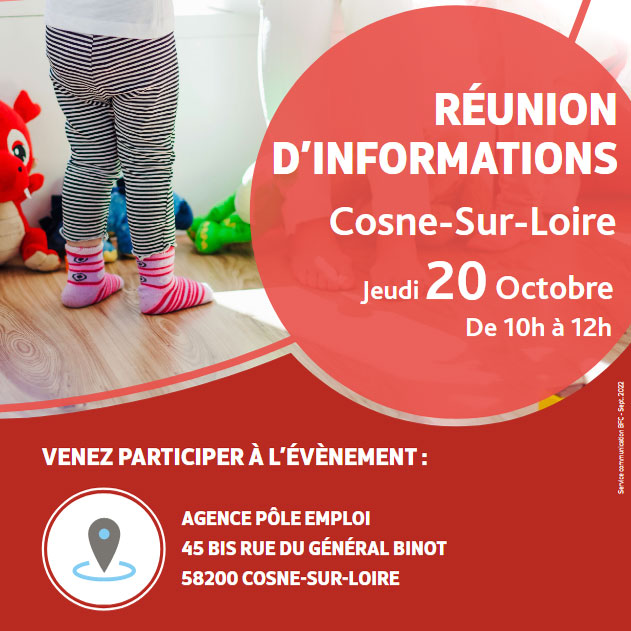 Réunion d'informations découvrez le métier d'assistant(e) maternel(le