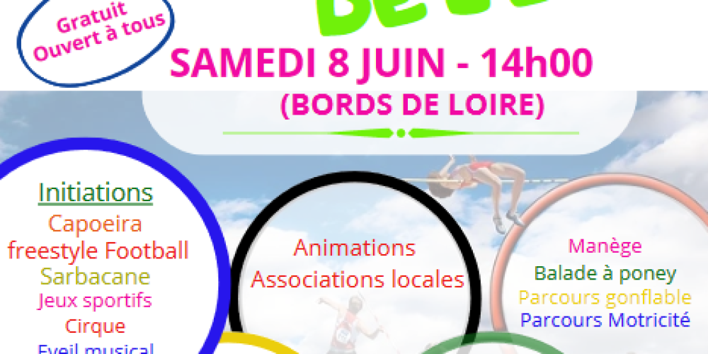 Fête de l’été samedi 8 juin à 14h bords de Loire