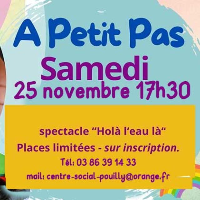 Spectacle « Holà l&rsquo;eau là » sur inscription