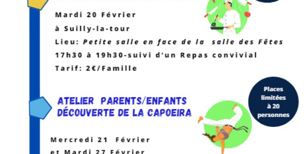 En février : Ateliers parents – enfants