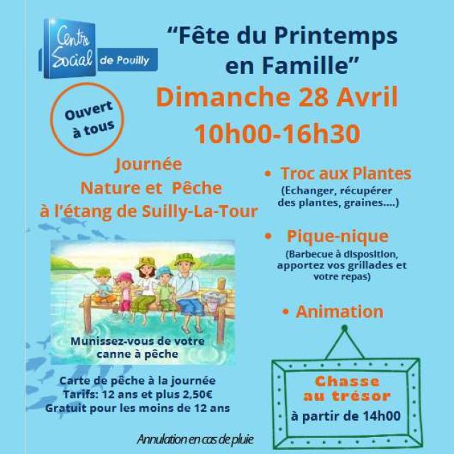 Dimanche 28 avril : Fête du printemps en famille