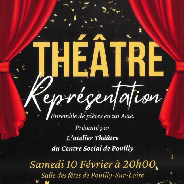 Théâtre : samedi 10 février à 20h