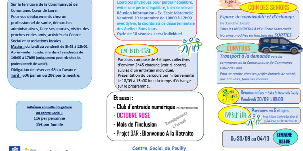 Programme du 4ème trimestre 2024