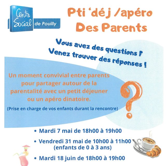 Pti&rsquo;dej &#8211; apéro des parents