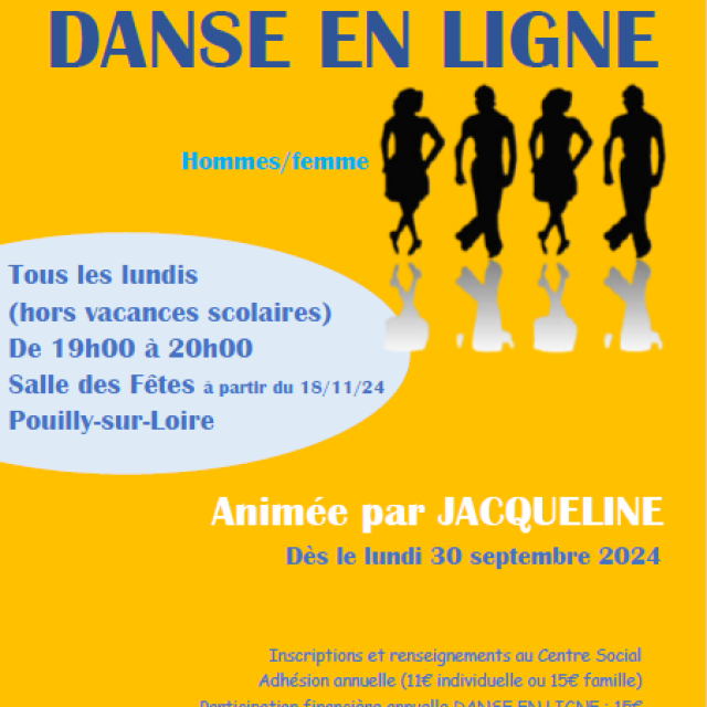 Danse en ligne Homme/Femme