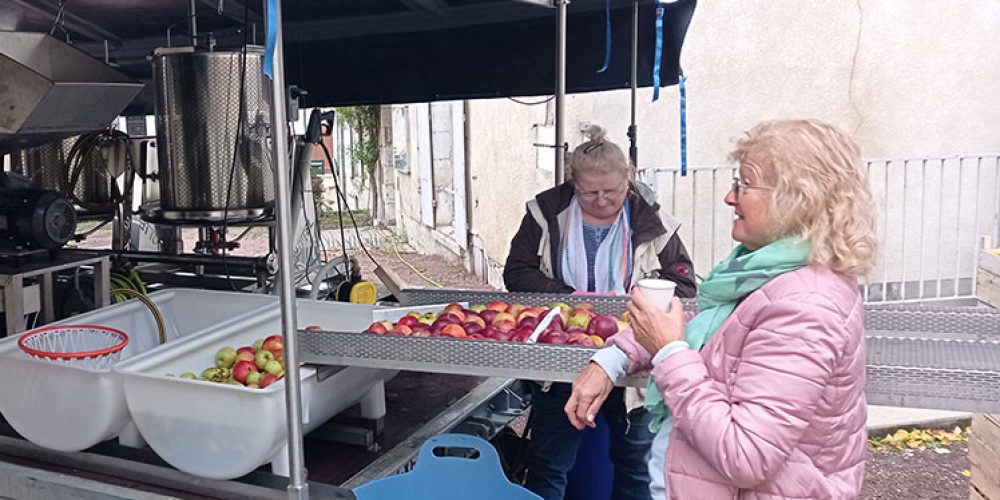 Pressage de pommes : c’est parti !!!