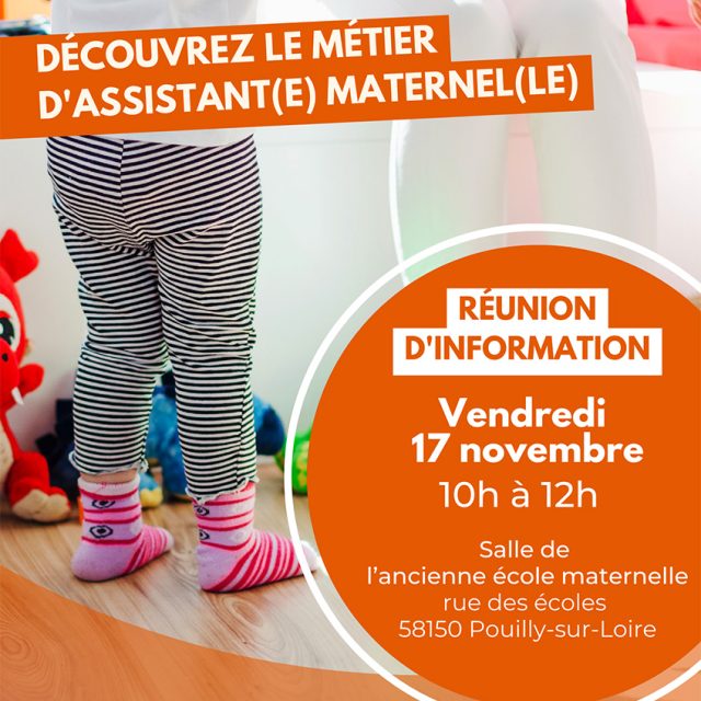 Découvrez le métier d&rsquo;assistante maternelle le 17 novembre