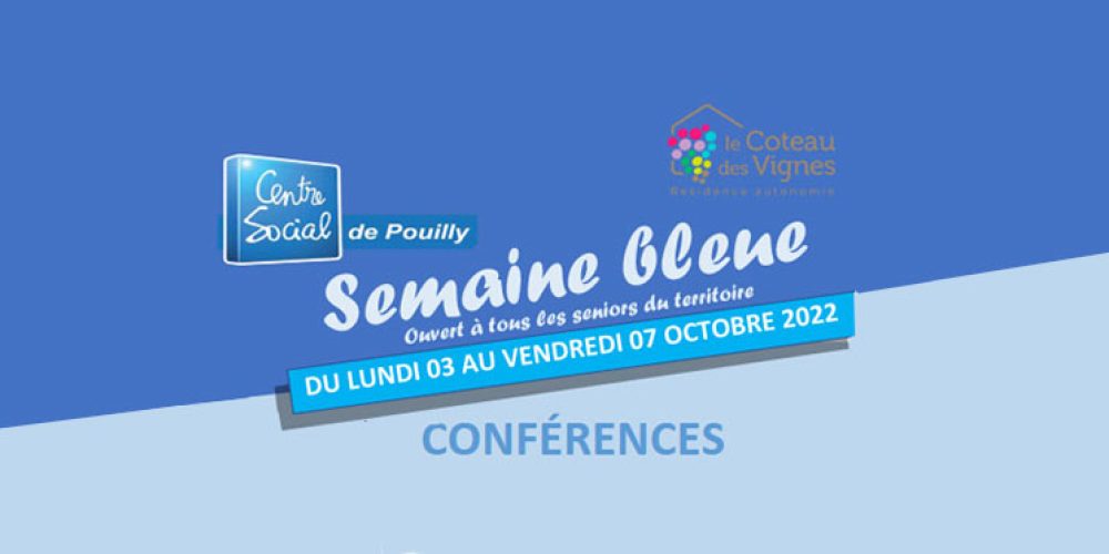 Semaine bleue : conférences du 4 au 7 octobre