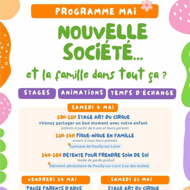 Famille programme mai 2024