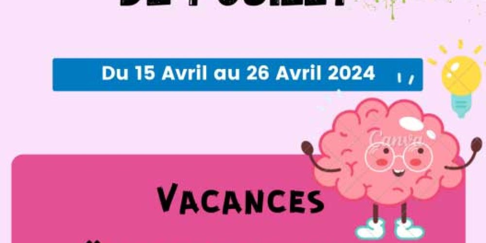 Programme Accueils de loisirs du 15 au 26 avril