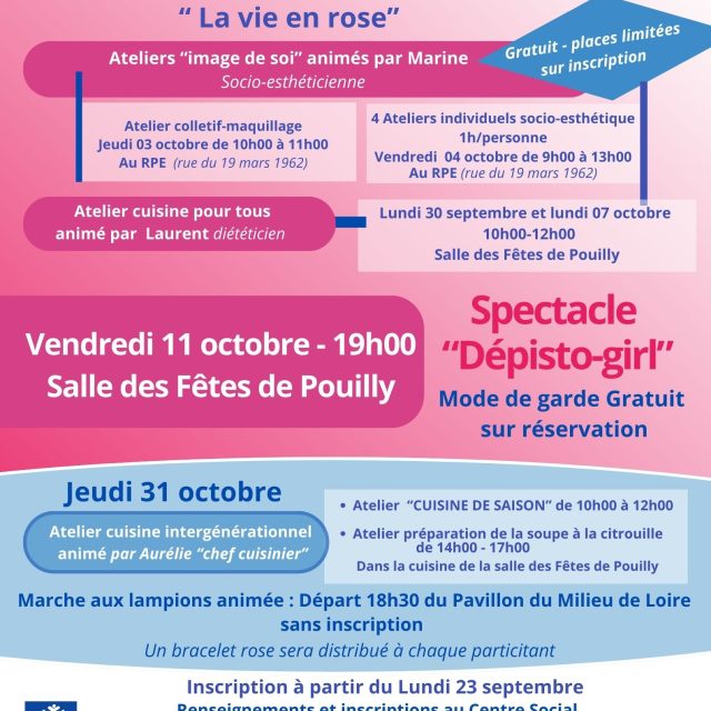 Octobre rose « la vie en rose »