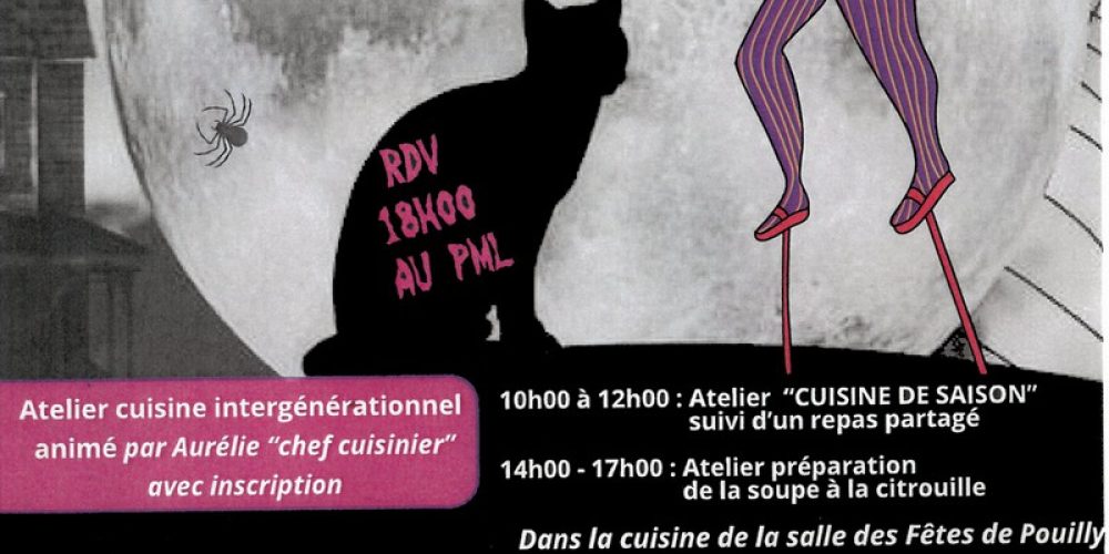 Halloween Jeudi 31 octobre 2024 à Pouilly-sur-Loire