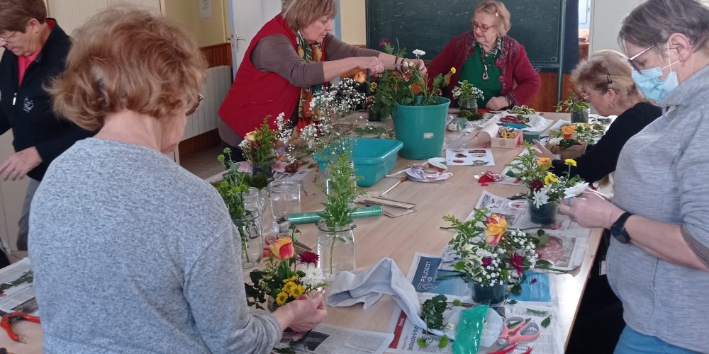 Coin Seniors : atelier composition florale