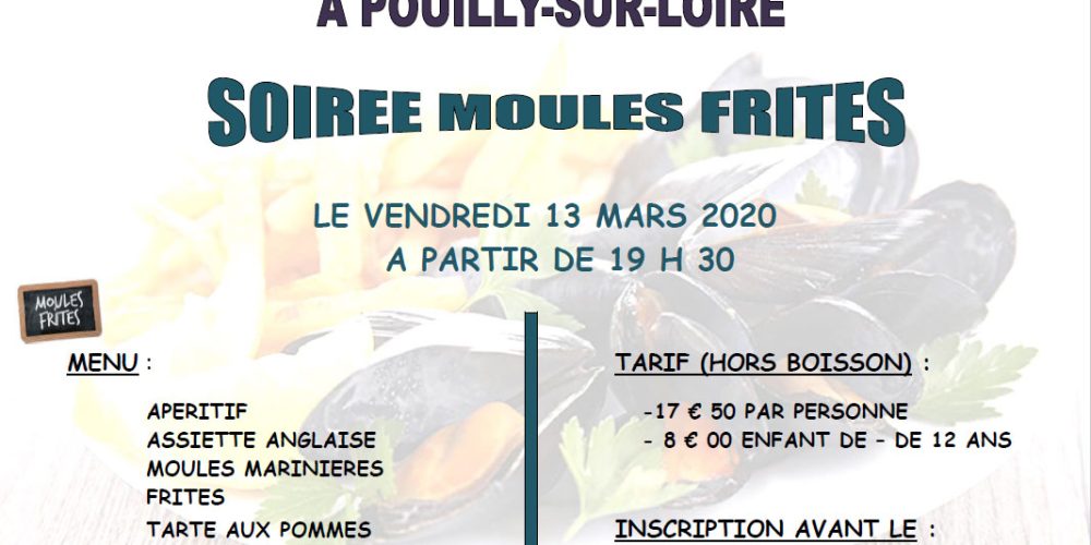 Soirée moules frites !