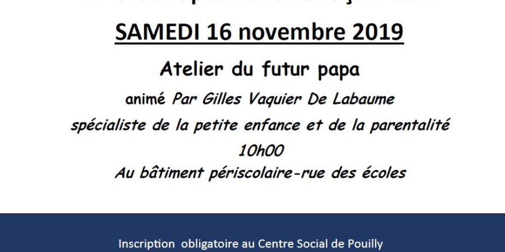 Atelier du futur papa